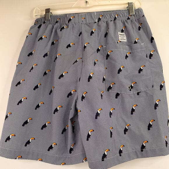 Mosmann Australia Men's Toucan Bird Swim Trunks Size Large - Picture 3 of 6
